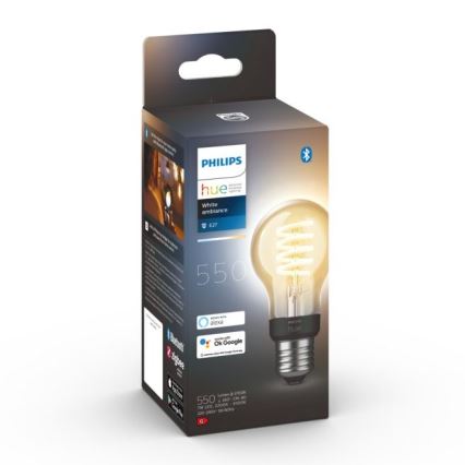 LED Dimmable bulb Philips Hue WHITE AMBIANCE A60 E27/7W/230V 2200-4500K