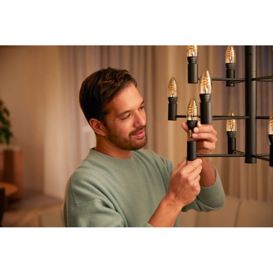 LED Dimmable bulb Philips Hue WHITE AMBIANCE E14/4,6W/230V 2200-4500K