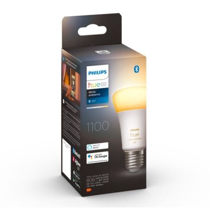 LED Dimmable bulb Philips Hue WHITE AMBIANCE E27/8W/230V 2200-6500K