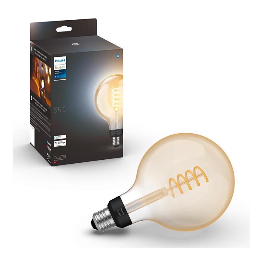 LED Dimmable bulb Philips Hue WHITE AMBIANCE G125 E27/7W/230V 2200-4500K
