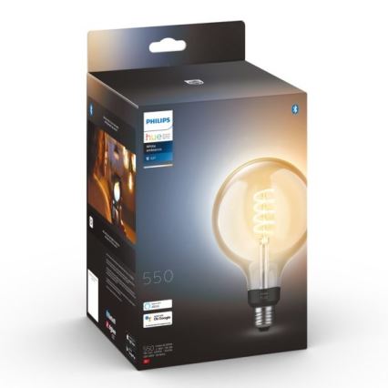 LED Dimmable bulb Philips Hue WHITE AMBIANCE G125 E27/7W/230V 2200-4500K