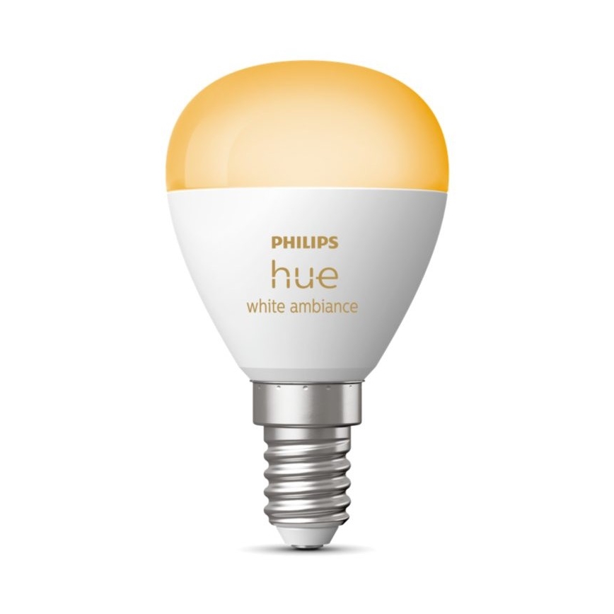 LED Dimmable bulb Philips Hue WHITE AMBIANCE P45 E14/5,1W/230V 2200-6500K
