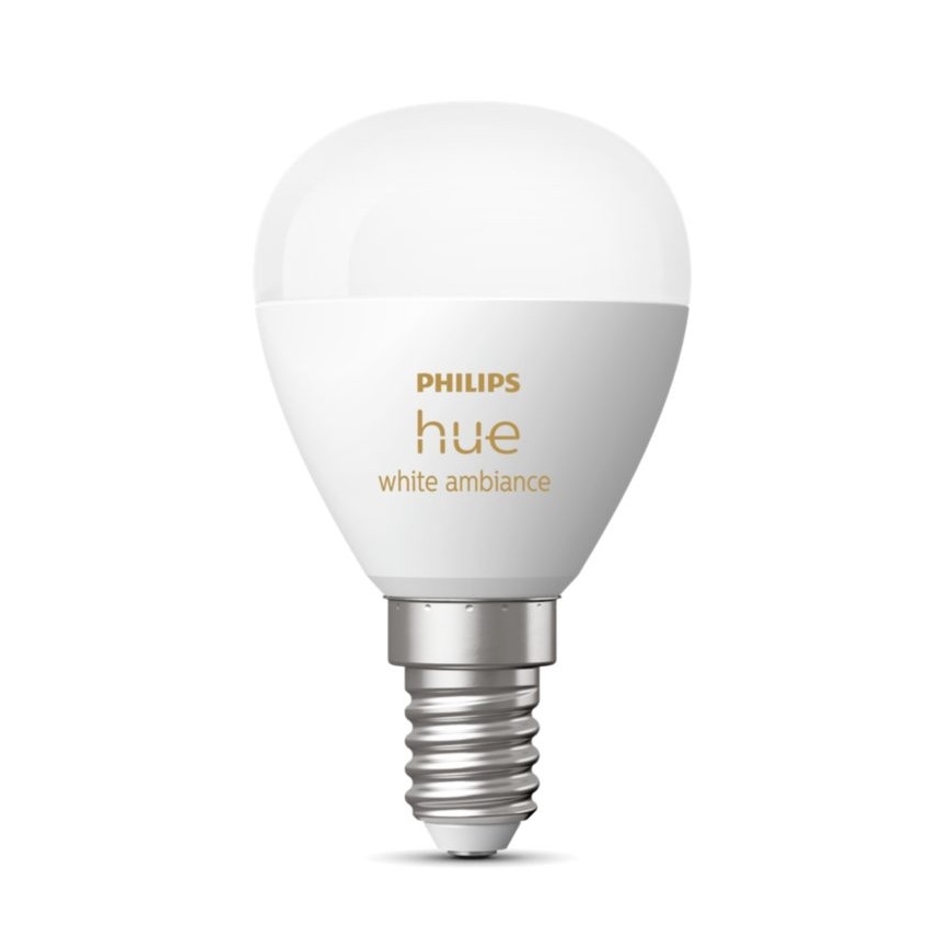LED Dimmable bulb Philips Hue WHITE AMBIANCE P45 E14/5,1W/230V 2200-6500K