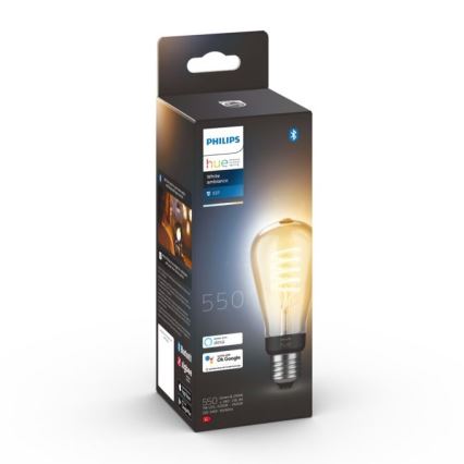 LED Dimmable bulb Philips Hue WHITE AMBIANCE ST64 E27/7W/230V 2200-4500K