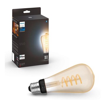 LED Dimmable bulb Philips Hue WHITE AMBIANCE ST72 E27/7W/230V 2200-4500K
