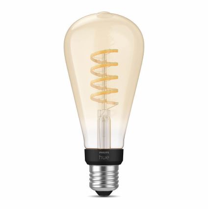 LED Dimmable bulb Philips Hue WHITE AMBIANCE ST72 E27/7W/230V 2200-4500K