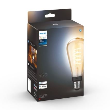 LED Dimmable bulb Philips Hue WHITE AMBIANCE ST72 E27/7W/230V 2200-4500K