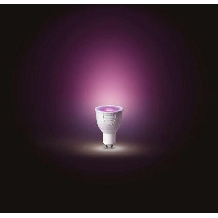LED Dimming bulb Philips HUE WHITE AND COLOR AMBIANCE GU10/5,7W/230V