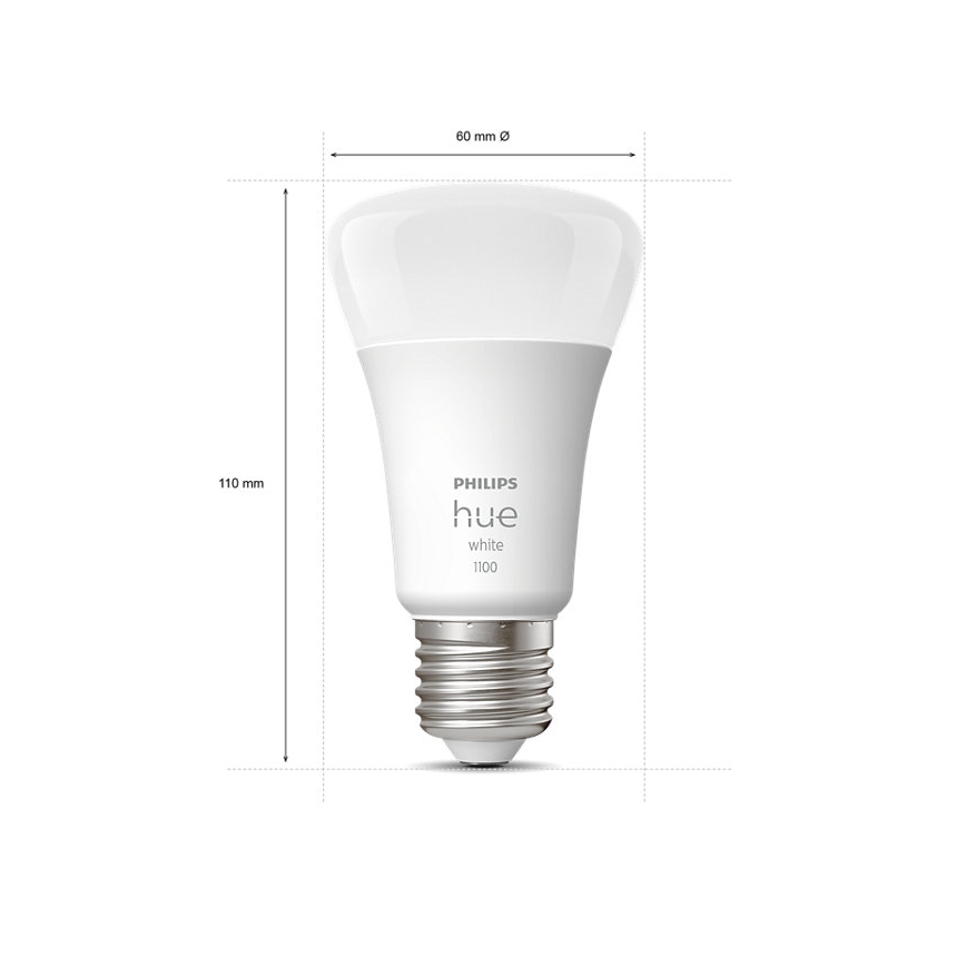 LED Dimmable bulb Philips Hue WHITE E27/9,5W/230V 2700K