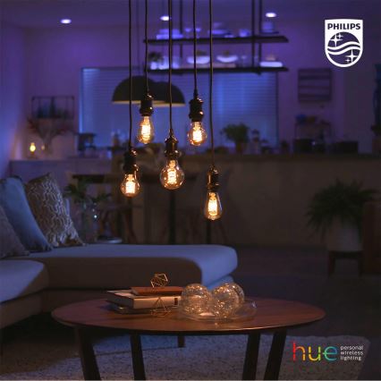 LED Dimmable bulb Philips Hue WHITE FILAMENT A60 E27/7W/230V 2100K