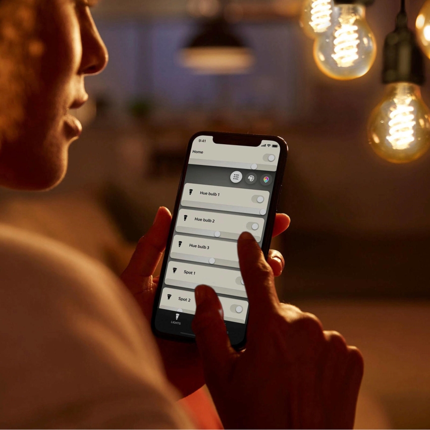 LED Dimmable bulb Philips Hue WHITE FILAMENT A60 E27/7W/230V 2100K