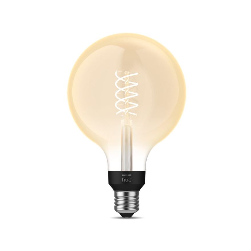 LED Dimmable bulb Philips Hue WHITE FILAMENT G125 E27/7W/230V 2100K