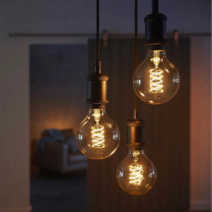 LED Dimmable bulb Philips Hue WHITE FILAMENT G93 E27/7,2W/230V 2100K