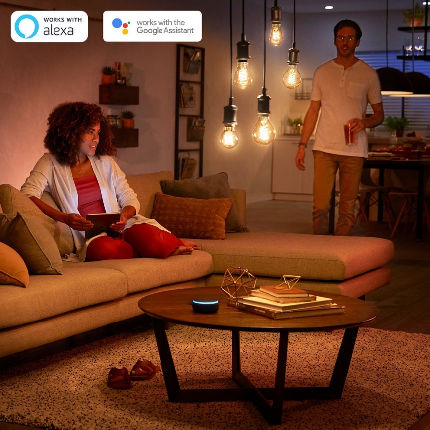 LED Dimming bulb Philips HUE WHITE FILAMENT ST64 E27/7W/230V