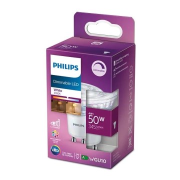 LED Dimmable bulb Philips PAR16 GU10/4W/230V 3000K CRI 90