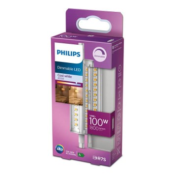 LED Dimmable bulb Philips R7s/14W/230V 4000K 118 mm