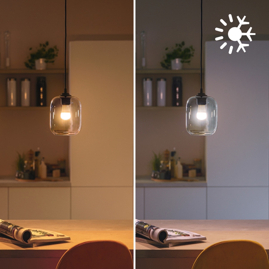 Philips SMART P45 E14 RGB Dimmable LED Bulb, 4.9W/230V, 2200-6500K, CRI 90