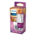 LED Dimmable bulb Philips Warm Glow B35 E27/3,4W/230V 2200-2700K CRI 90