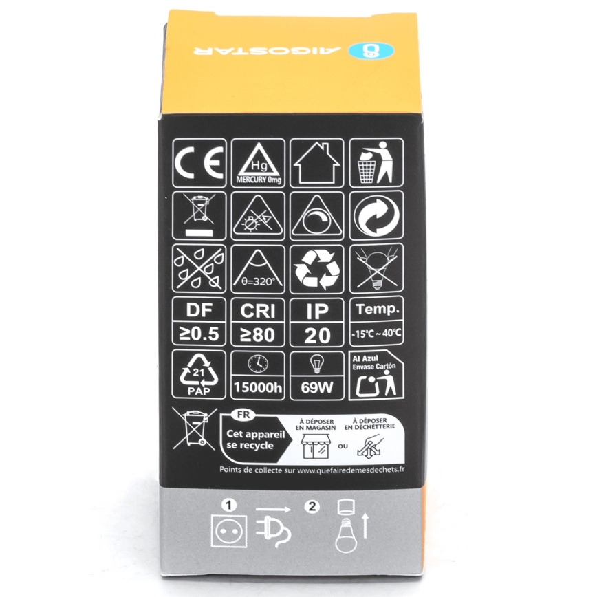 LED Dimmable bulb R7s/8W/230V 2700K - Aigostar