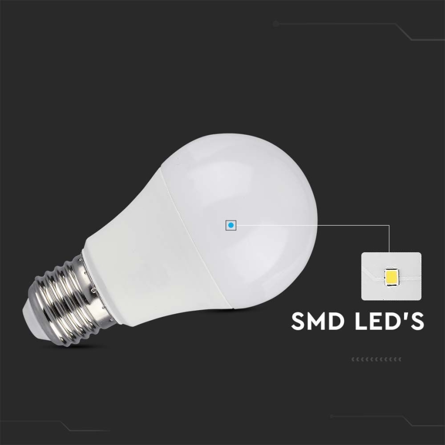 LED Dimmable bulb SAMSUNG CHIP A60 E27/11W/230V 3000K