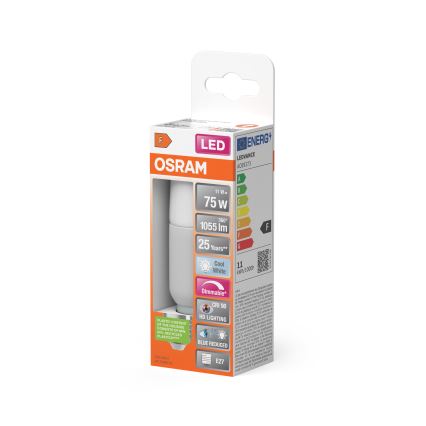 LED Dimmable Bulb STICK E27/11W/230V 4000K CRI 90 - Osram