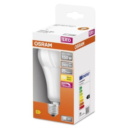 LED Dimmable bulb SUPERSTAR E27/20W/230V 2700K - Osram