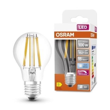 LED Dimmable Bulb SUPERSTAR VINTAGE E27/11W/230V 4000K - Osram