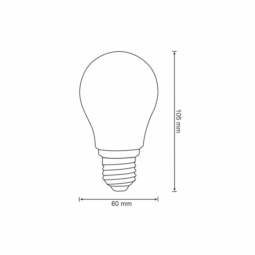 LED Dimmable bulb VINTAGE A60 E27/7W/230V 2700-6500K Wi-fi Tuya