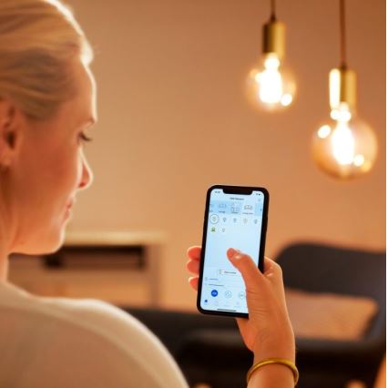 LED Dimmable bulb VINTAGE FILAMENT C35 E14/4,9W/230V 2000-5000K CRI 90 Wi-Fi - WiZ