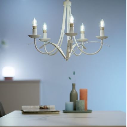 LED Dimmable bulb VINTAGE FILAMENT C35 E14/4,9W/230V 2000-5000K CRI 90 Wi-Fi - WiZ