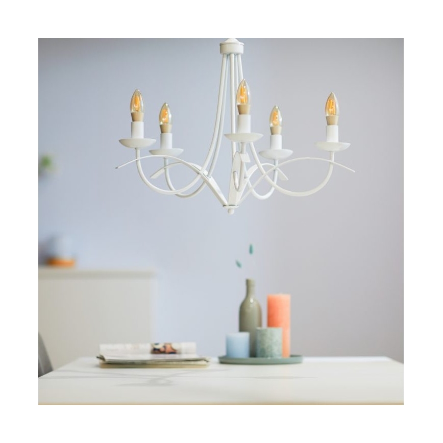 LED Dimmable bulb VINTAGE FILAMENT C35 E14/4,9W/230V 2000-5000K CRI 90 Wi-Fi - WiZ