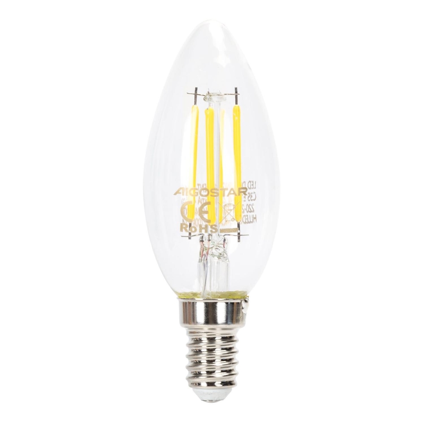 LED Dimmable bulb VINTAGE C35 E14/4W/230V 6500K - Aigostar