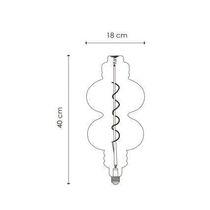 LED Dimmable bulb VINTAGE EDISON E27/4W/230V 2200K CRI 90