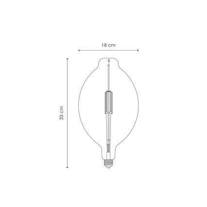 LED Dimmable bulb VINTAGE EDISON E27/4W/230V 2700K