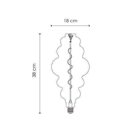LED Dimmable bulb VINTAGE EDISON E27/4W/230V 3000K CRI 90