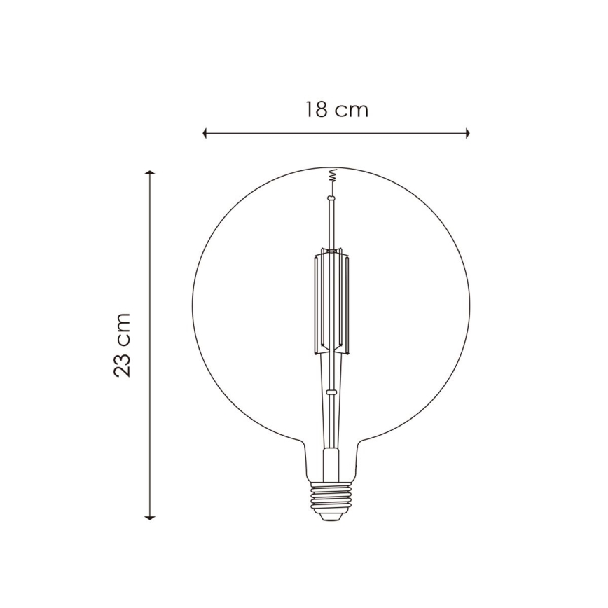 LED Dimmable bulb VINTAGE EDISON G180 E27/4W/230V 2700K