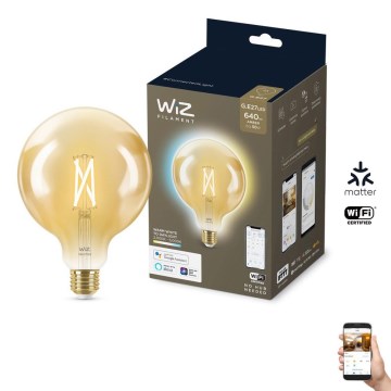 LED Dimmable bulb VINTAGE FILAMENT G125 E27/6,7W/230V 2000-5000K CRI 90 Wi-Fi - WiZ