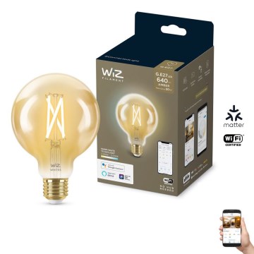 LED Dimmable bulb VINTAGE FILAMENT G95 E27/6,7W/230V 2000-5000K CRI 90 Wi-Fi - WiZ