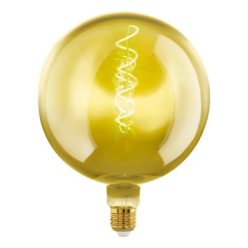 LED Dimmable Bulb VINTAGE G200 E27/4W/230V 1900K Gold - Eglo 110096