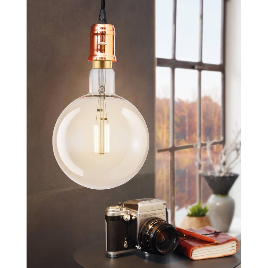 LED Dimmable bulb VINTAGE G200 E27/4W/230V 2200K - Eglo 12593