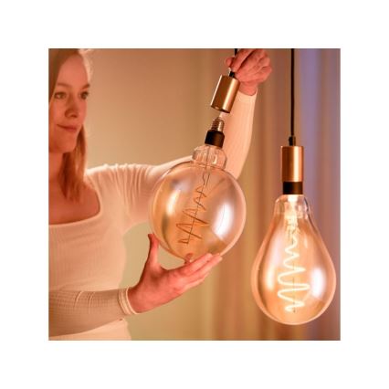 LED Dimmable bulb VINTAGE FILAMENT G200 E27/6W/230V 2000-5000K CRI 90 Wi-Fi - WiZ