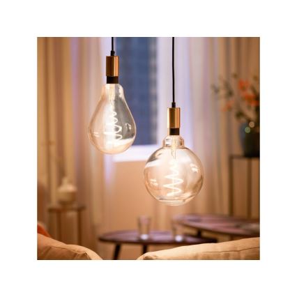 LED Dimmable bulb VINTAGE FILAMENT G200 E27/6W/230V 2000-5000K CRI 90 Wi-Fi - WiZ