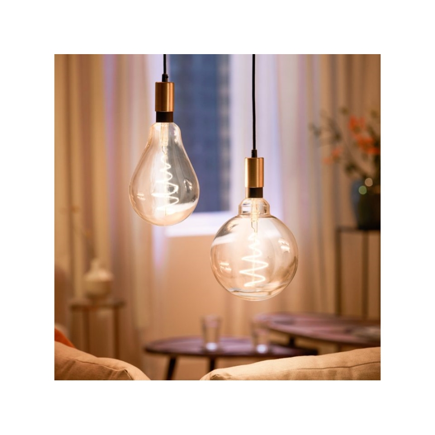 LED Dimmable bulb VINTAGE FILAMENT G200 E27/6W/230V 2000-5000K CRI 90 Wi-Fi - WiZ