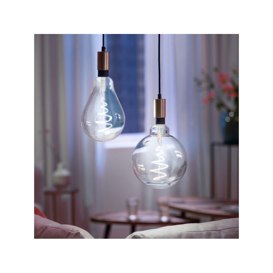 LED Dimmable bulb VINTAGE FILAMENT G200 E27/6W/230V 2000-5000K CRI 90 Wi-Fi - WiZ