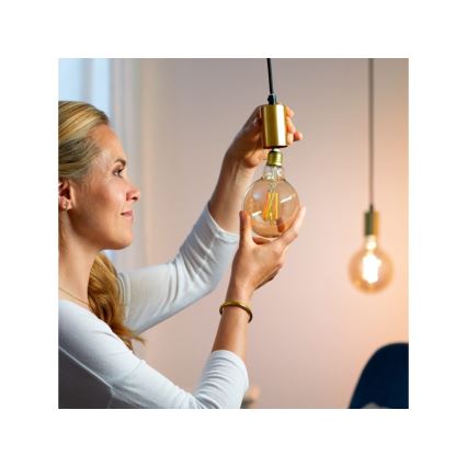 LED Dimmable bulb VINTAGE FILAMENT G95 E27/6,7W/230V 2000-5000K CRI 90 Wi-Fi - WiZ