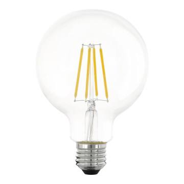 LED Dimmable bulb VINTAGE G95 E27/6W/230V 2700K - Eglo 11752