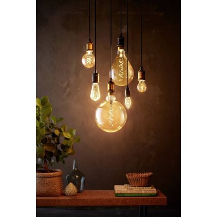 LED Dimmable bulb VINTAGE Philips G200 E27/7W/230V 2000K