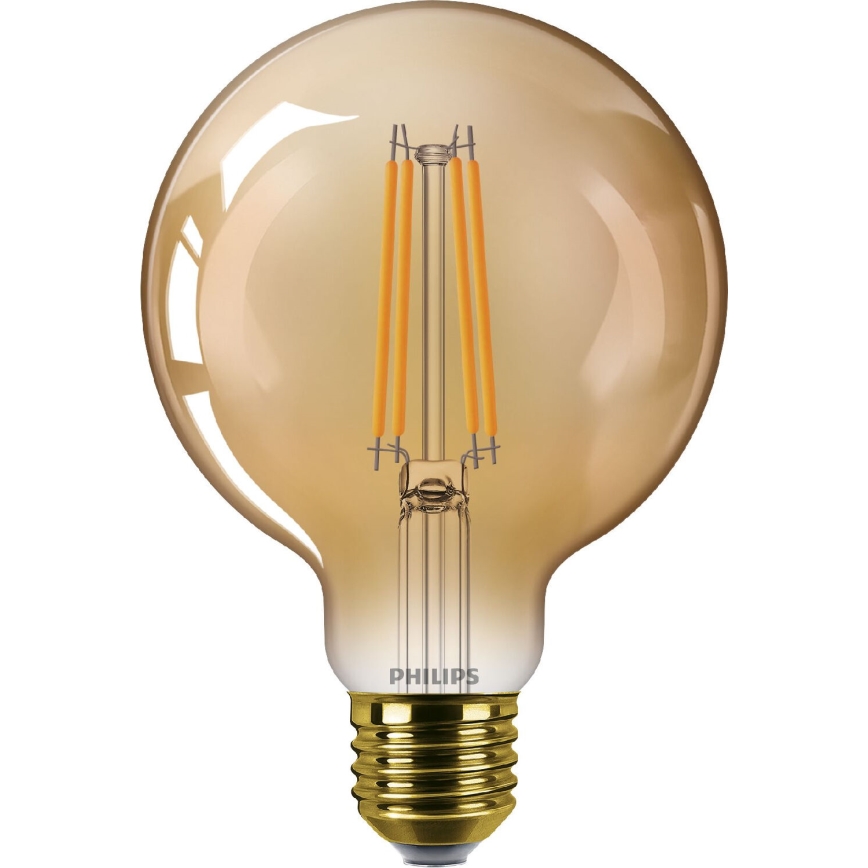 LED Dimmable bulb VINTAGE Philips G95 E27/7W/230V 1800K