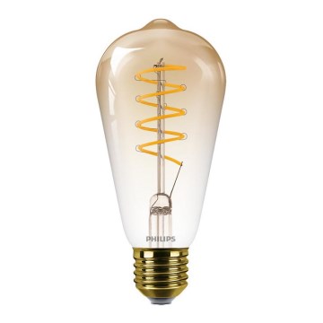 LED Dimmable bulb VINTAGE Philips ST64 E27/4,5W/230V 1800K