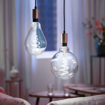 LED Dimmable bulb VINTAGE FILAMENT PS160 E27/6,5W/230V 2000-5000K CRI 90 Wi-Fi -WiZ